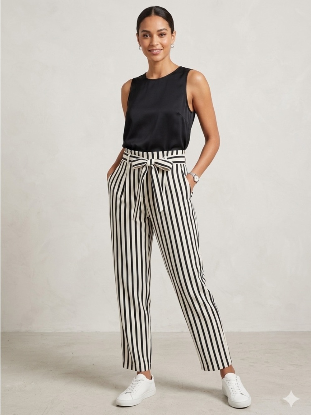 NWT Polo Ralph Lauren Striped Women's
Pants size 10 black & white